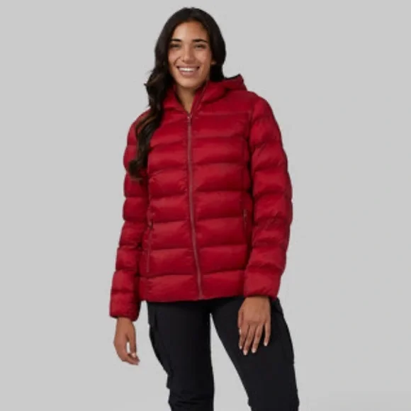 32 Degrees Women's Lightweight Cherry Puffer Jacket - Picture 3 of 3